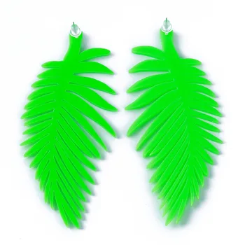 

PENGBIN Leaf Earrings Personality Simple Acrylic Tree Leaves Shape Dangle Earrings for Party and Daily Wear