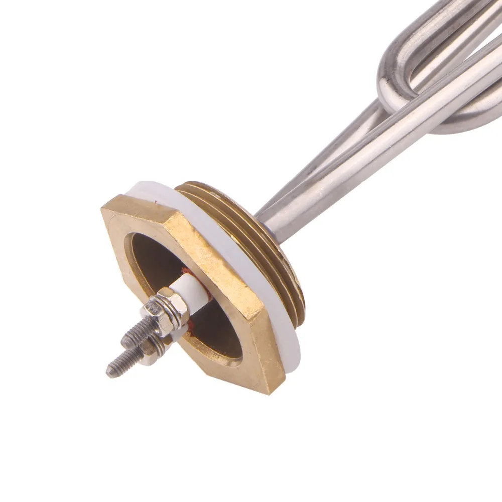 DERNORD 220v 1000w SUS304 DN32 Electric Heater Resistance Heating Element  For Autoclave/Geyser Tank - AliExpress