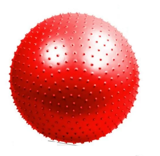 Йога мяч Йога баланс мяч Йога мяч Фитнес прибор упражнения Точка Массаж Йога мяч Фитнес Средства ухода за кожей-строительного инструмента 75 см - Цвет: Красный