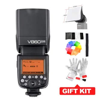 

Godox V860II-N V860IIN GN60 TTL HSS 1/8000s Speedlite Flash w/ Li-ion Battery 2.4G Wireless X System 20-200mm Zoom For Nikon
