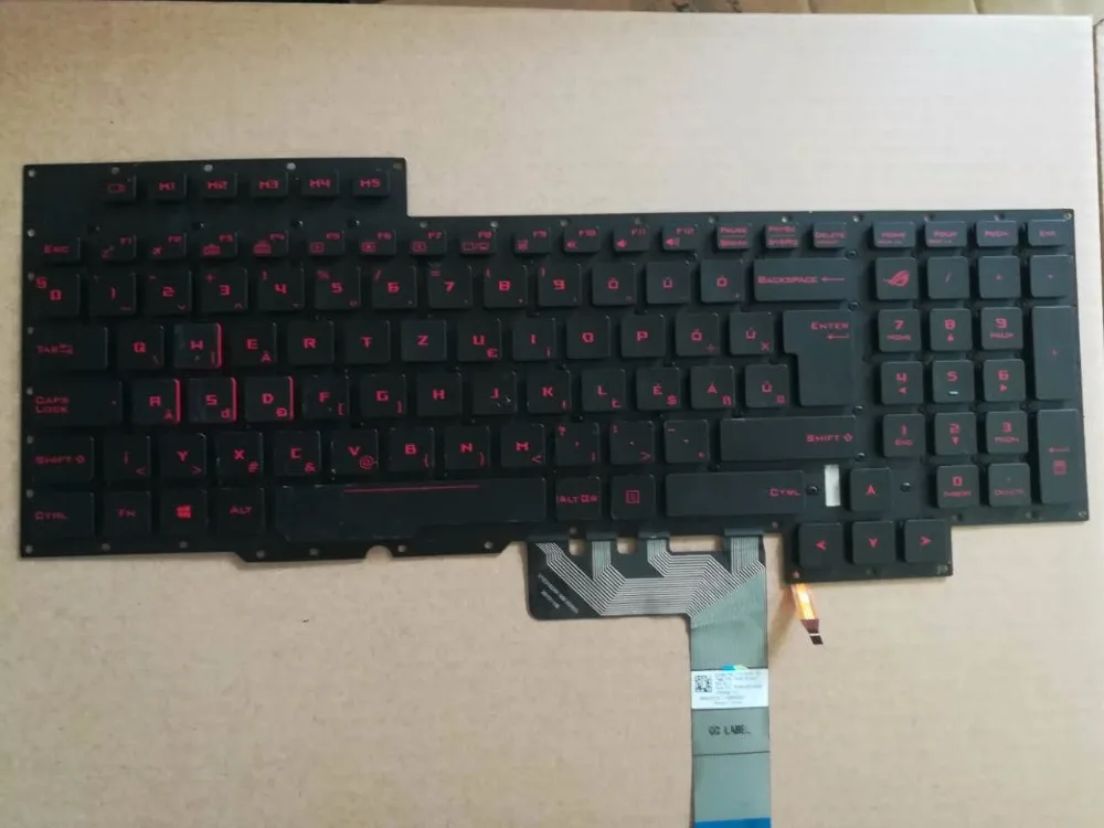 HU Hungarian Hungary Laptop Keyboard for ASUS G752 with backlit-in