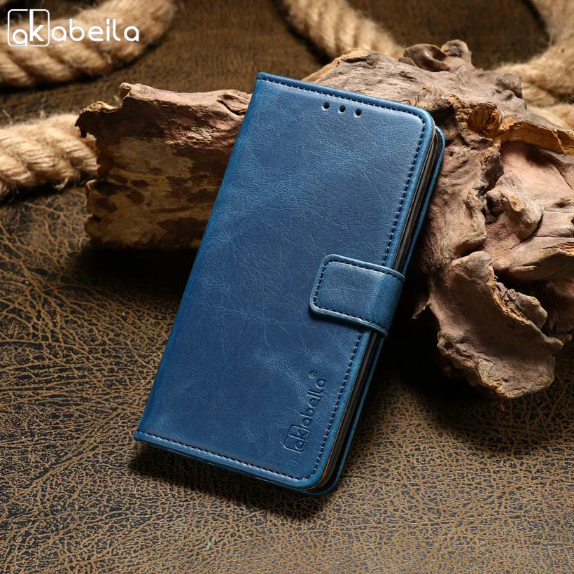 Akabeila for Case Meizu Pro 7 Plus Case Flip Leather Case