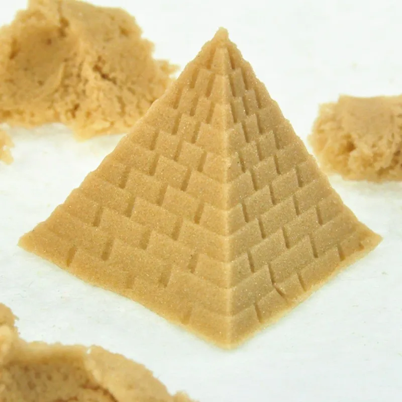 6pcs set portable castle sand clay mold building pyramid sandcastle