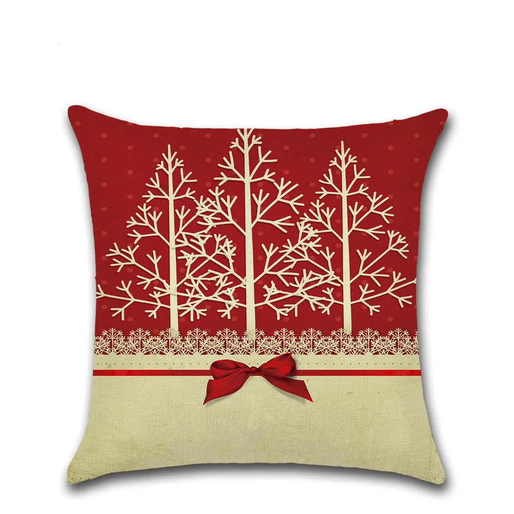 

2018 Pillow Case 45*45 Christmas Tree Throw Pillow Cover Home Decorative Cushion Case Gift 18x18 inch Free Shipping NEW