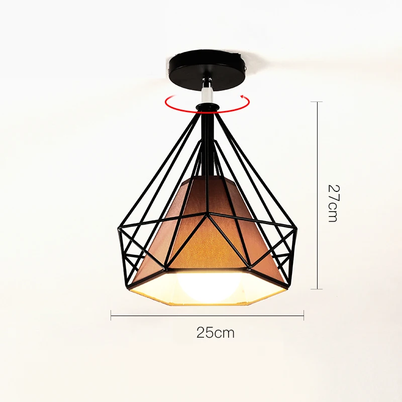 Ceiling lights Modern ceiling lamp Industrial Vintage loft decor Hanging Lamp Metal living room lights bedroom light fixtures