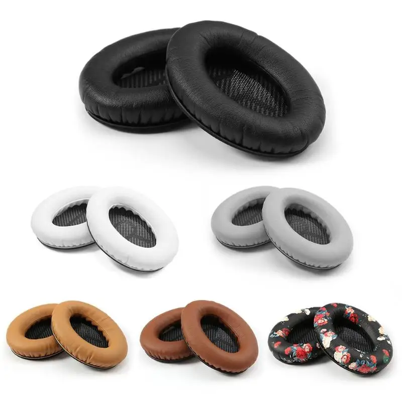 1 Pair Replacement L/R Leather Earpads Ear Pad Pads Cushion for Bose Quietcomfort 2 QC2 QC15 QC25 AE2 Headphones High Quality |