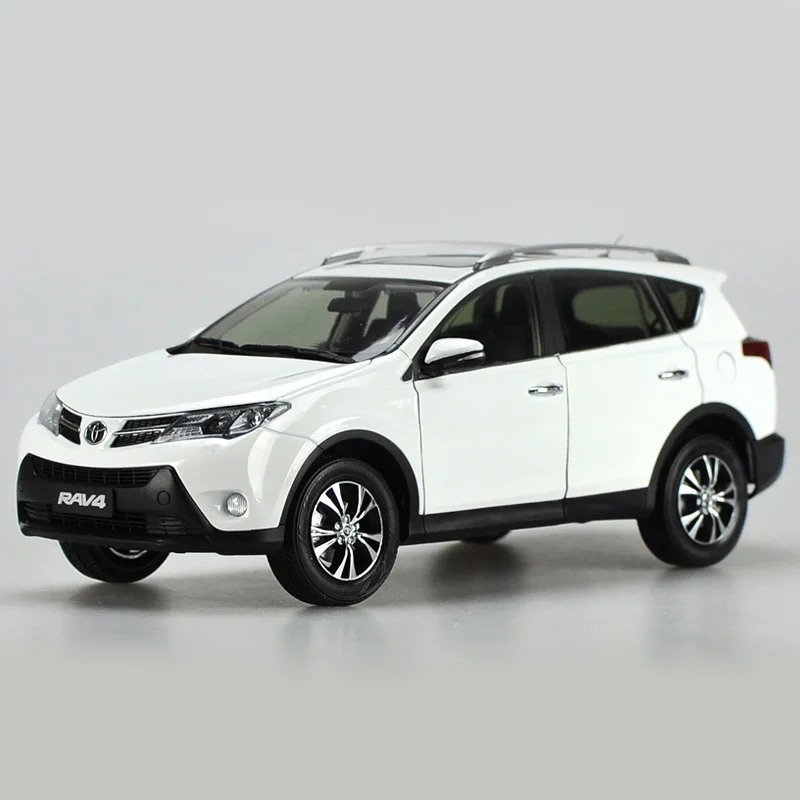 

diecast wheel 1:18 Alloy RAV4 TOYOTA SUV Car Model Of Children's Toy Cars Original Authorized Authentic Kids Toys For Collection
