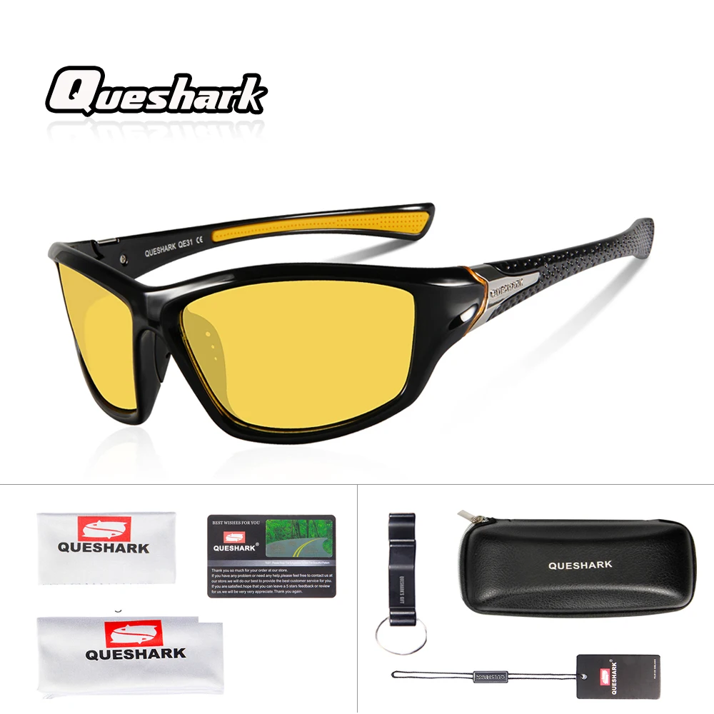 Sports Sunglasses Glare UV400 Protection HD Night Vision for Motorcycle Riding Glasses 2 PACK Sports Sunglasses Glare UV400 Protection HD Night Vision for Motorcycle Riding Glasses 2 PACK