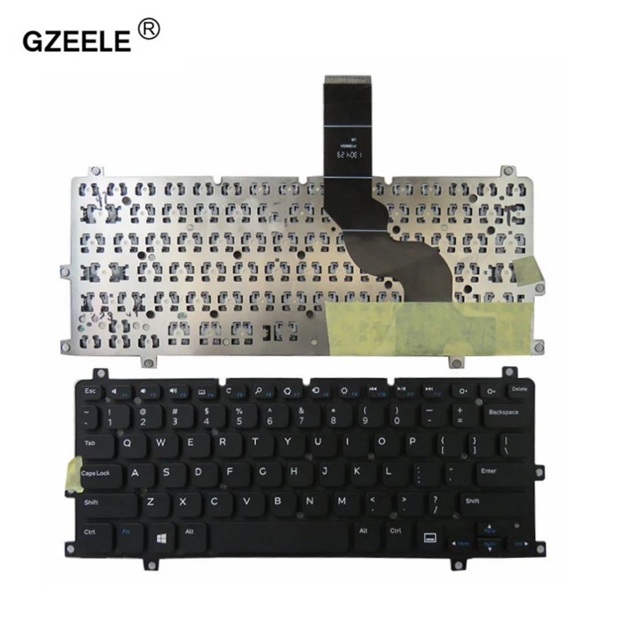 GZEELE США клавиатура для ноутбука DELL 3157 3152 inspiron 11 3000 2-в-1 черный без рамки английский макет