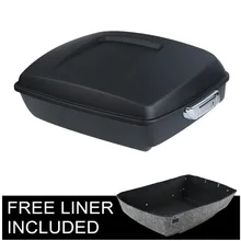 Chopped Matt Black Tour Pak Luggage Trunk W/ Latch For Harley Touring Street Electra Road Glide 14-18 17 FLHR FLHX FLHXS Chopped Matt Black Tour Pak Luggage Trunk W/ Latch For Harley Touring Street Electra Road Glide 14-18 17 FLHR FLHX FLHXS