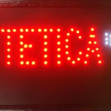 Led- Горячая 10X19 дюймов крытый ультра яркий бег Estetica/парикмахерская неоновая световая вывеска