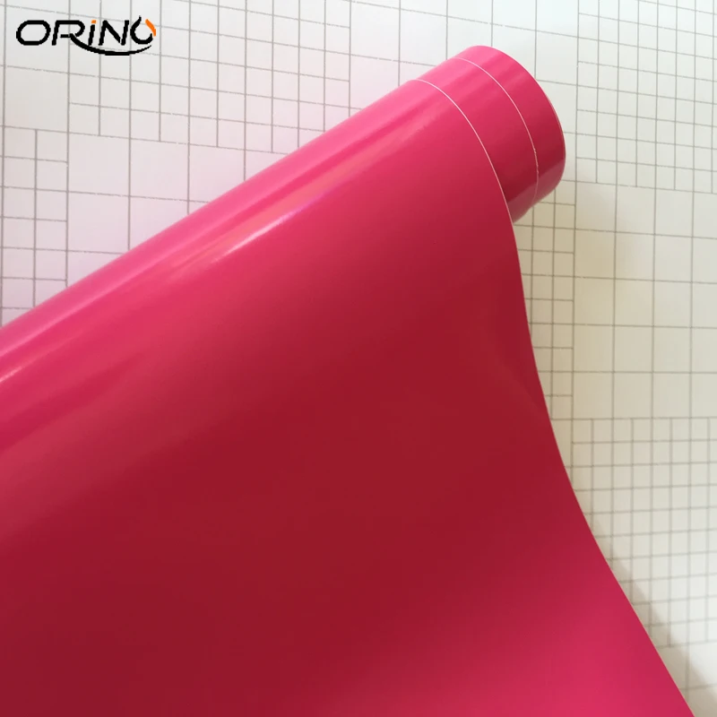 Rose Red Glossy Vinyl Film Wrap-2
