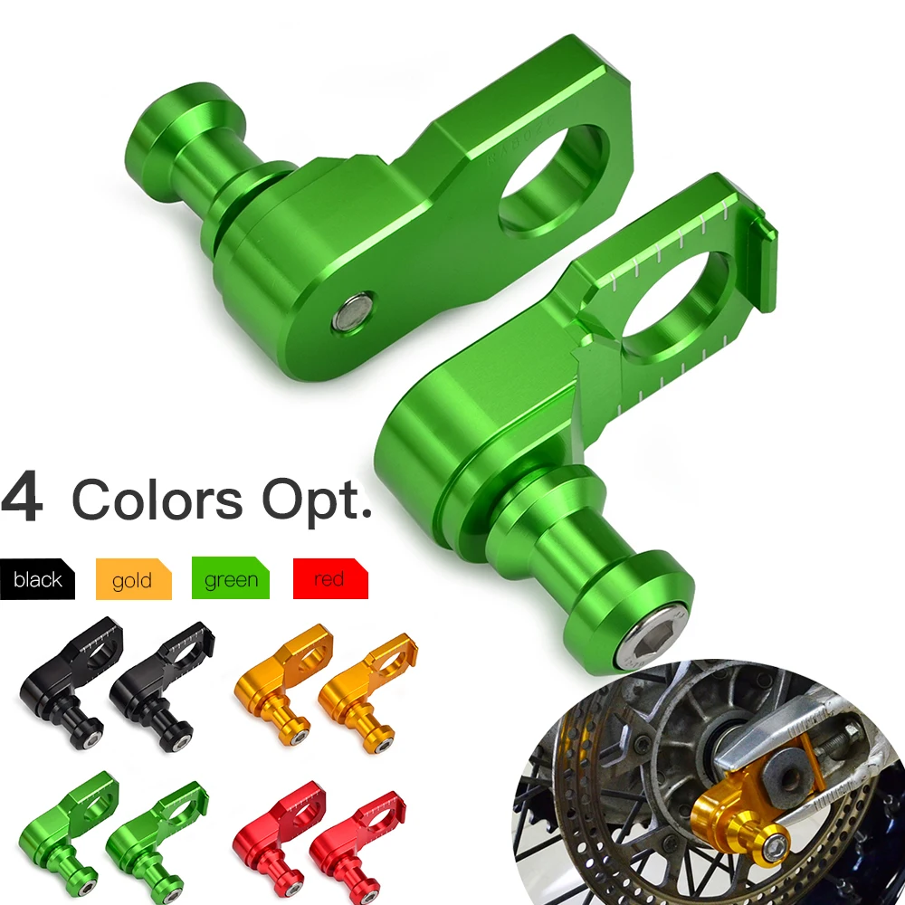 Rear Axle Block Chain Adjuster For Kawasaki ZX6R ZX10R ZX-6R ZX 6R 2009-2019 ZX-10R 10R 2011-2018 Spindle Slider Parking Ball | Автомобили