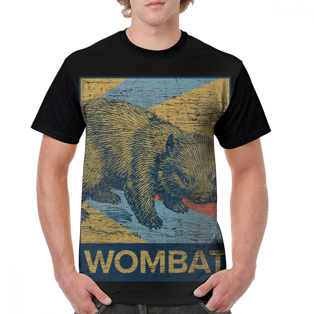 

Wombat T Shirt Wombat T-Shirt 5x Short Sleeve Graphic Tee Shirt Fun Male Classic 100 Polyester Print Tshirt