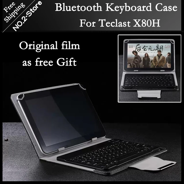 Best Price For Teclast X80H Universal Bluetooth Keyboard Case 8 Inch Tablet Bluetooth Keyboard case for x80h Freeshipping+screen protector