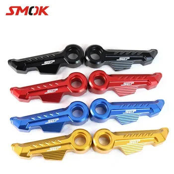 

SMOK Motorcycle Scooter CNC Aluminum Alloy Rear Passenger Footpegs Rear Foot Pegs Pedals Footrest Footset For Yamaha BWS R 125