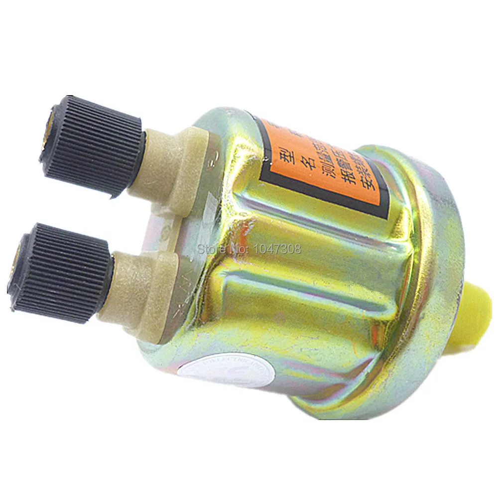 Oil Pressure Sensor Mounting Thread 18NPT Oil Pressure Sending Unit Sensor Switch 0-1.0mpa Diesel Engine Oil Alarm Sensor Plugs