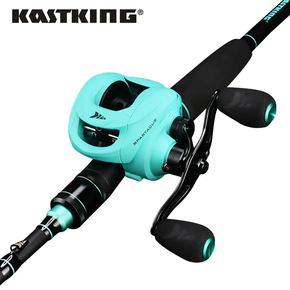 blue baitcaster combo