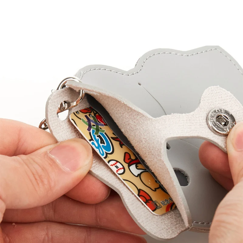 Женские Мультяшные держатели для карт из искусственной кожи чехол студентов