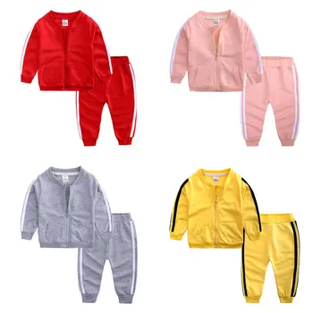 

Casual Baby Tracksuit Soft Cotton Long Sleeve Tops+Pants 2 Piece Spring Autumn Newborn Baby Clothes Fashion Infant Clothing Suit