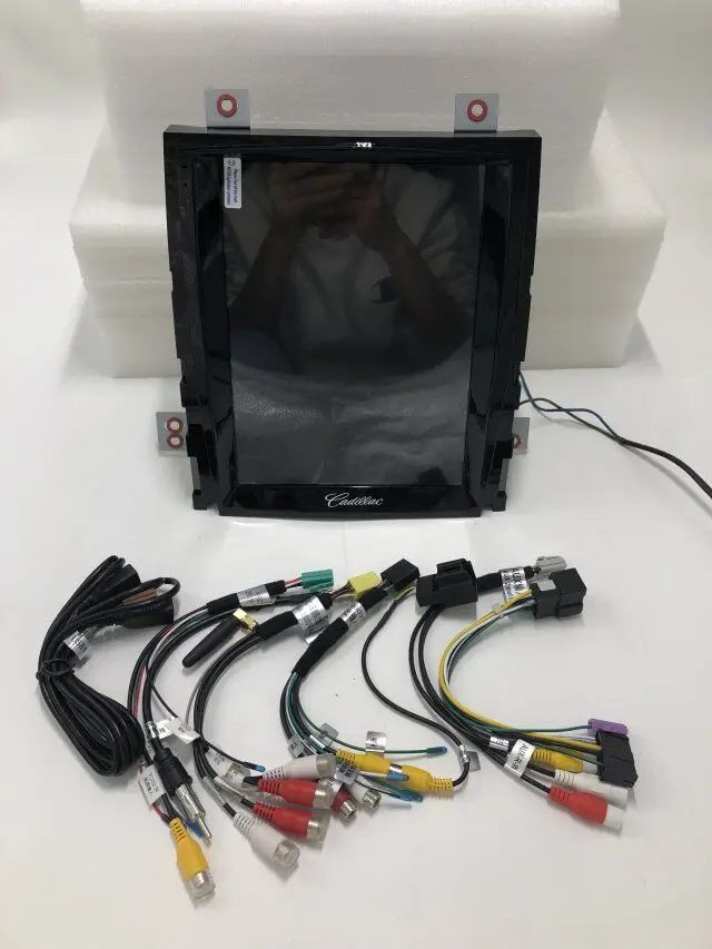 Perfect Vertical Screen 10.4" Quad Core Tesla 1024*768 Android Car DVD GPS Navigation Radio Audio Player for Cadillac Escalade RAM 2GB 1