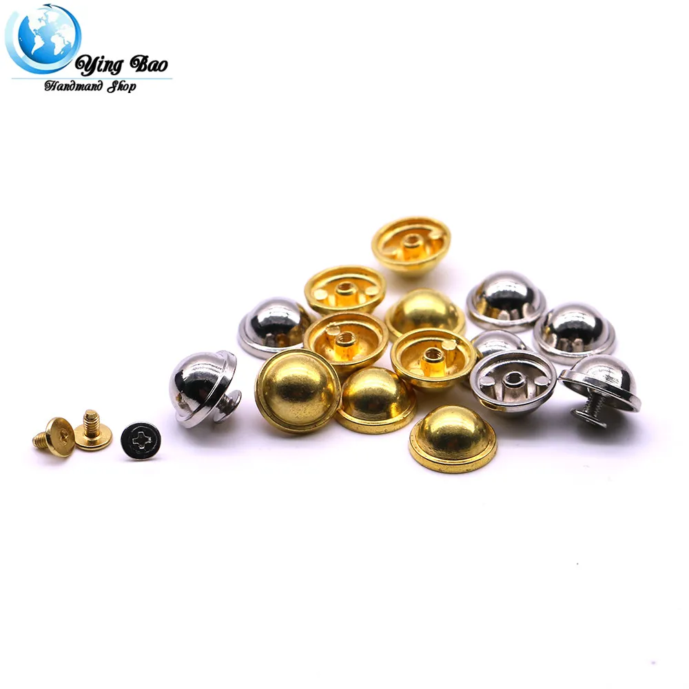 

20sets/pack 15mm (Diameter), 7mm (Height) 2 Colors dome studs diy handmade B-18