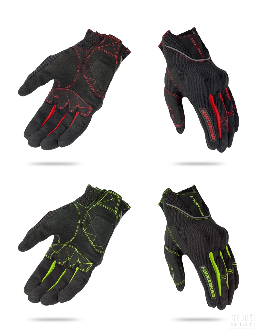 HEROBIKER мотоциклетные перчатки для езды по бездорожью Luva Motociclista Guantes Moto Biker перчатки для мотокросса с сенсорным экраном Мотоциклетные Перчатки