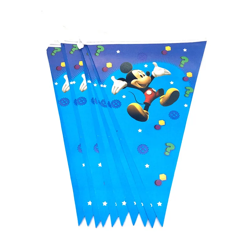 51 шт./лот декоративные флажки из мультфильма Микки Маус|party supplies|party childrenparty themes