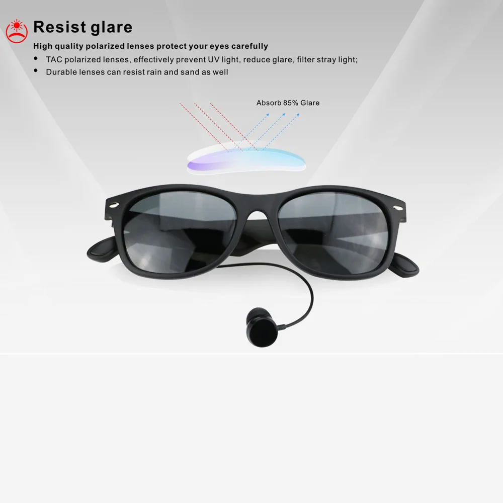 K3 Bluetooth Headset Sunglasses Polarized Glasses Wireless BT4.1 EDR