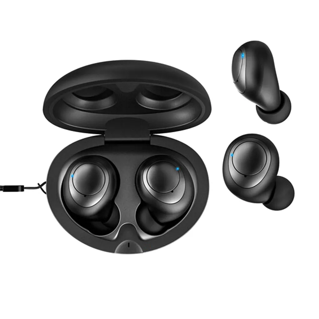 Wireless Bluetooth Earphone Stereo Hifi Earbuds Portable Sport Headset Noise Isolating Subwoofer with Mic for Mobile Phone | Электроника