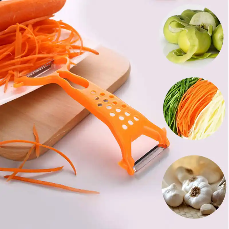 IVYSHION Plastic Double Head Vegetables Peeler Potato Carrot Grater