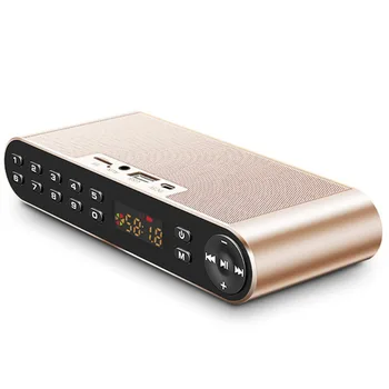 

Bluetooth Speaker Portable Wireless Handsfree Pocket Audio Speaker Subwoofer HiFi Led Display Speaker with Mic and FM Radio