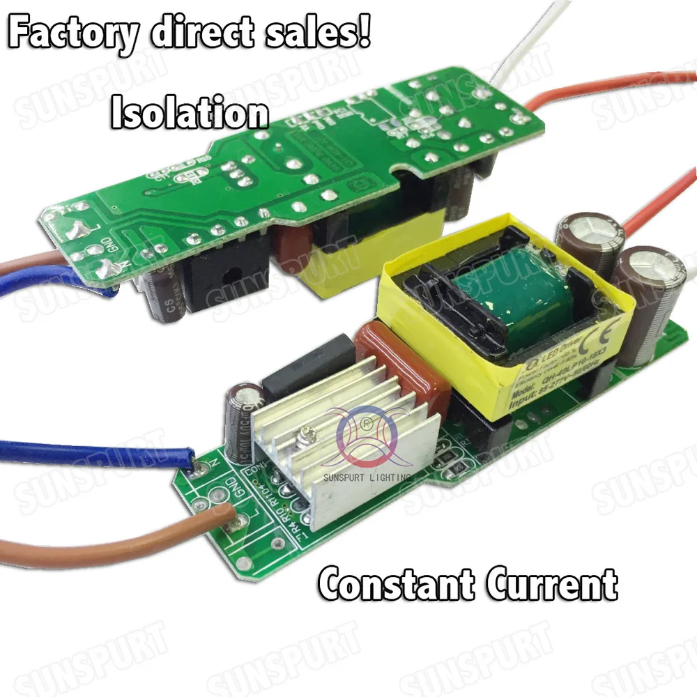 3 штуки изоляция 36 Вт AC85-277V светодиодный драйвер 10-18x3W 600mA DC30-60V Светодиодный источник питания постоянный ток Светодиодный лампа