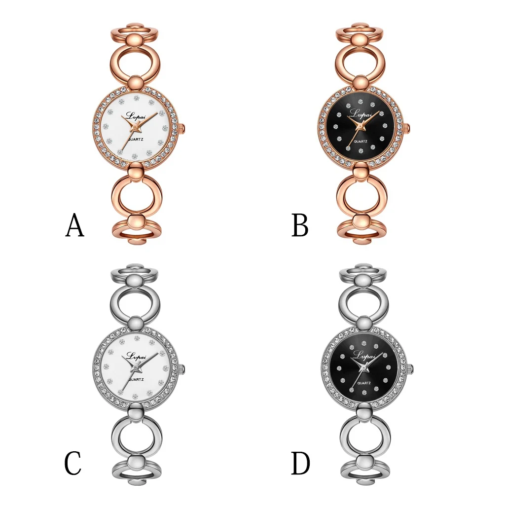 Lvpai Брендовые Часы-браслет женские часы Роскошные кристаллы алмаза женские наручные часы женские римские цифры Кварцевые часы Montre Reloj