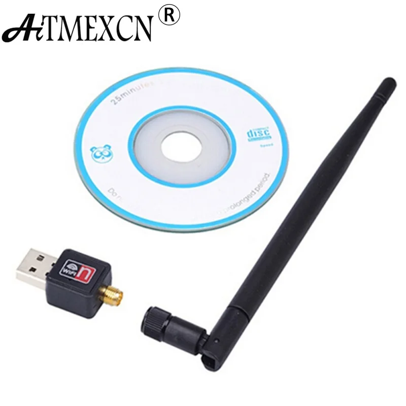 

Wireless WiFi Adapter 5dB wifi Antenna 150Mbps Lan Wireless Network Card Portable USB WiFi Receiver Adaptador WiFi 802.11b/g/n