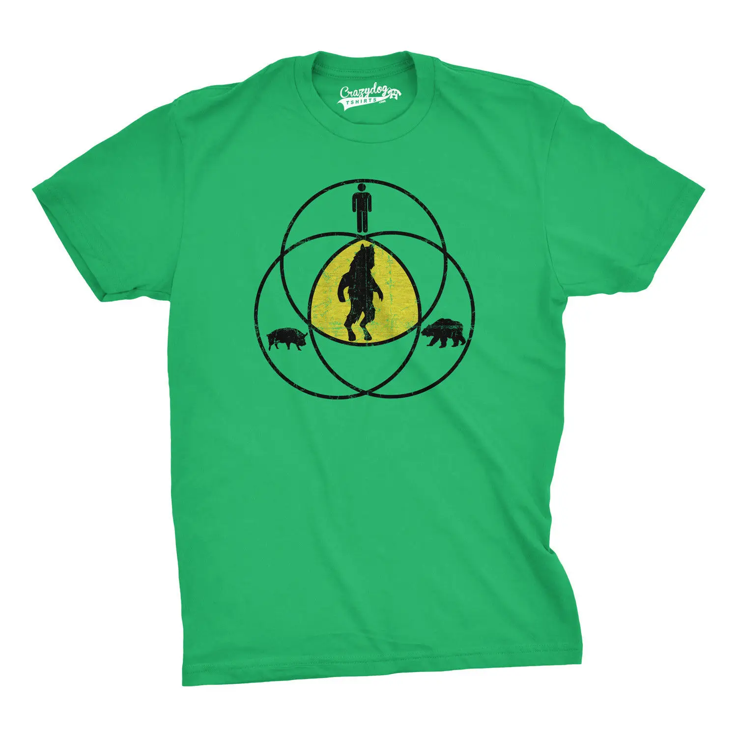 

Funny ManBearPig T-Shirt - Man Bear Pig Venn Diagram TV Show Quote Tee Cartoon t shirt men Unisex Fashion tshirt free shipping