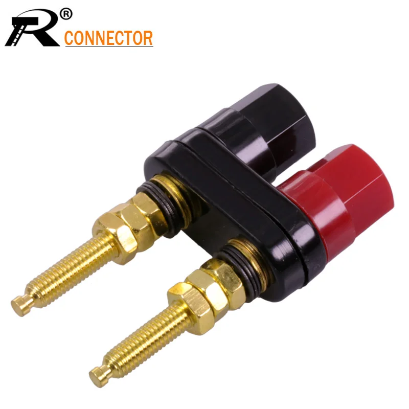 

1pc Banana plugs BINDING POST Extended Speaker terminals connector banana socket Dual Female Plug for Speaker Amplifier