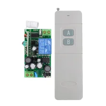 3000m Long Range Remote Control Switch AC 220V 1 CH 10A Relay Receiver Transmitter Learning Light Lamp Wireless Switch 315433MHZ