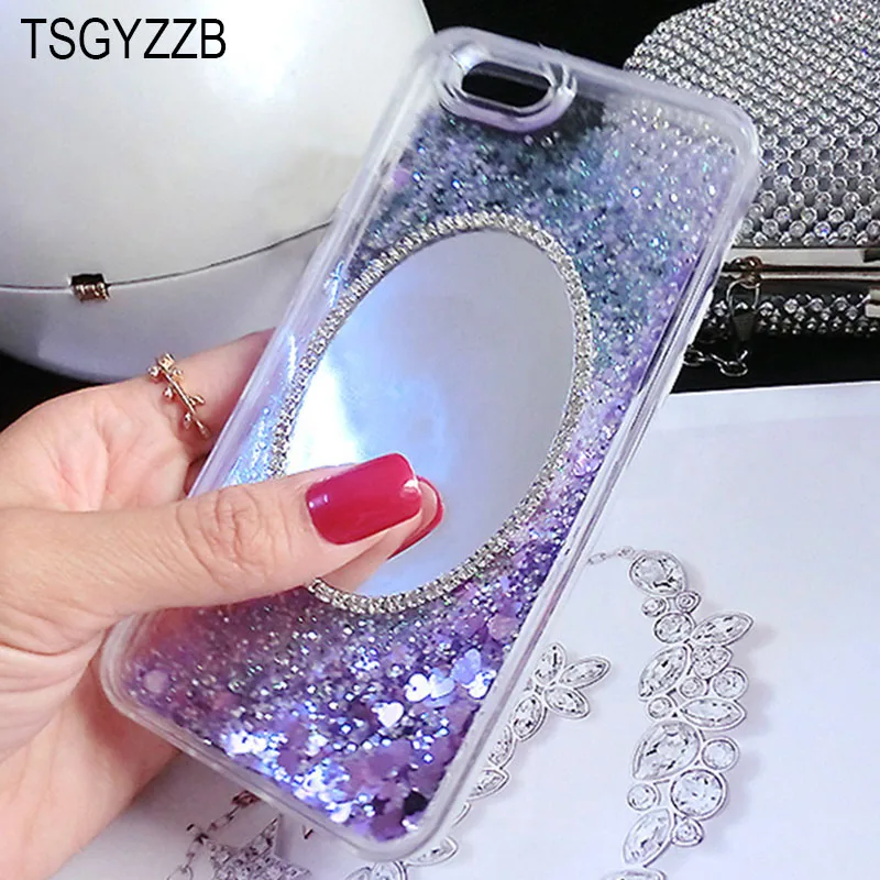 girls quicksand case iphone X 8 Plus 7 7S 6 6S