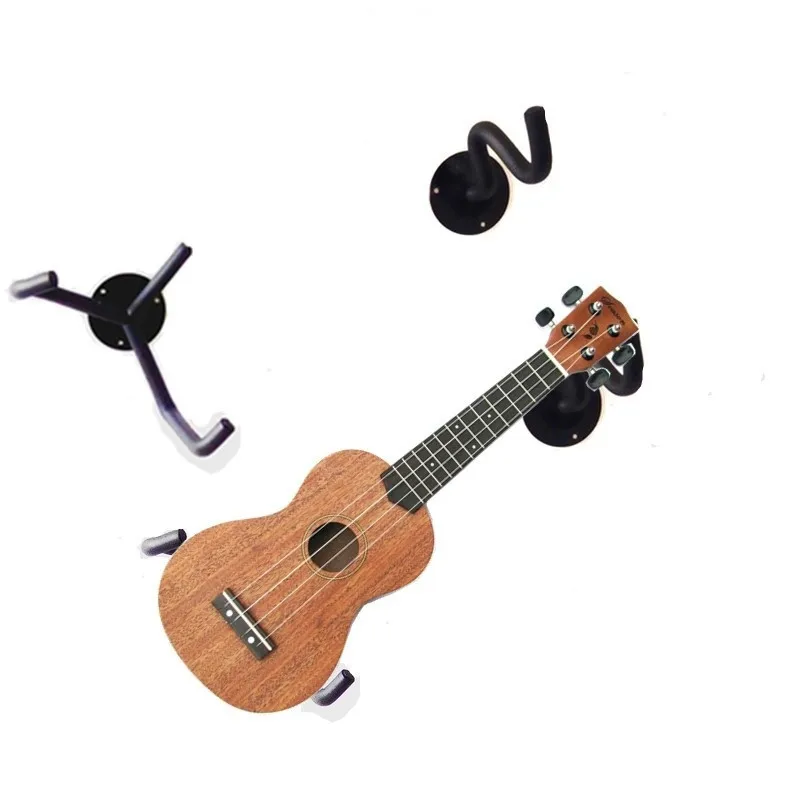 

2Pcs Guitar Stand Hanger Hook Oak Horizontal Guitar Wall Mount Stand Holder Rack Display For Most Guitar