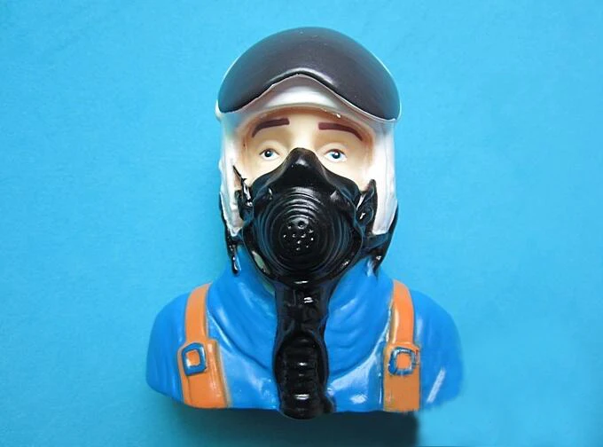 Jet Aircraft Pilot Model Doll Spare Part for RC Airplane Model