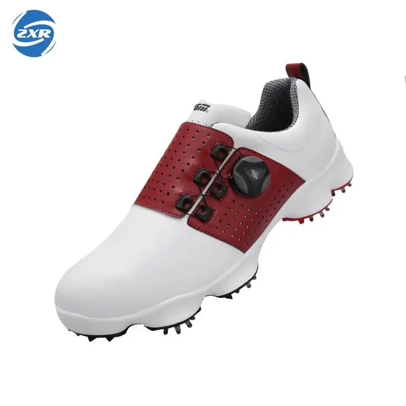 Zuoxiangru New Style Golf Shoes Men's Knobs Buckle With Double Patent