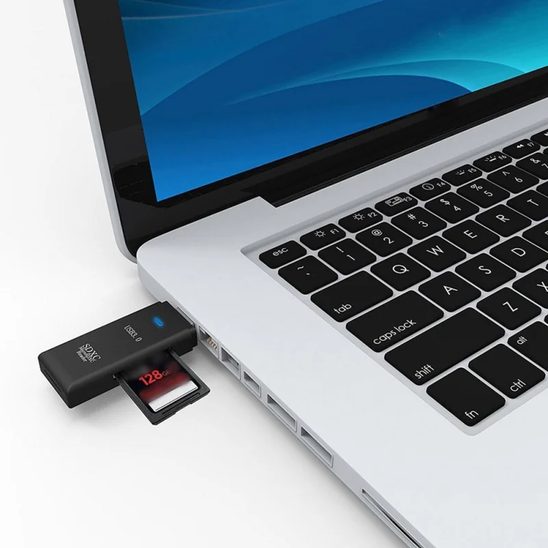 2-in-1 Card Reader USB 3.0 Plug-and-play Computer Laptop Components SDHC SDXC MMC Micro Mobile T-FLASH Memory Cards Accessories