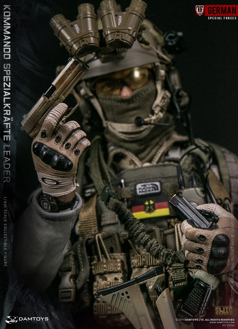 Плотина 78054 1/6 элитная Серия KSK(KOMMANDO SPEZIALKRAFTE) лидер 1" Коллекционная фигурка