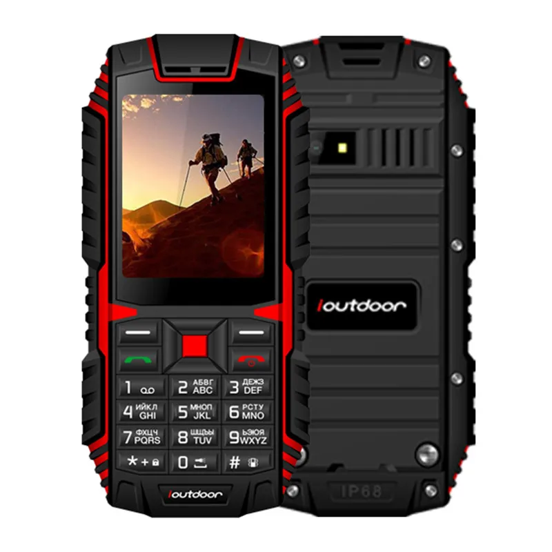 Оригинальный ioutside T1 IP68 водонепроницаемый сотовый телефон 2 4 '飘 M + 32M GSM 2MP FM MP3