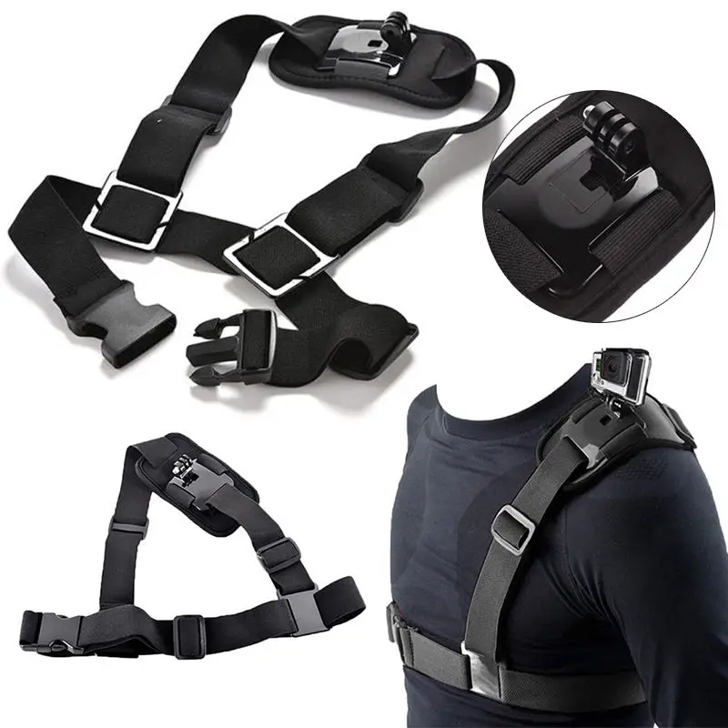 Aliexpress.com : Buy Adjustable Sports Camera Harness Chest Strap For ...