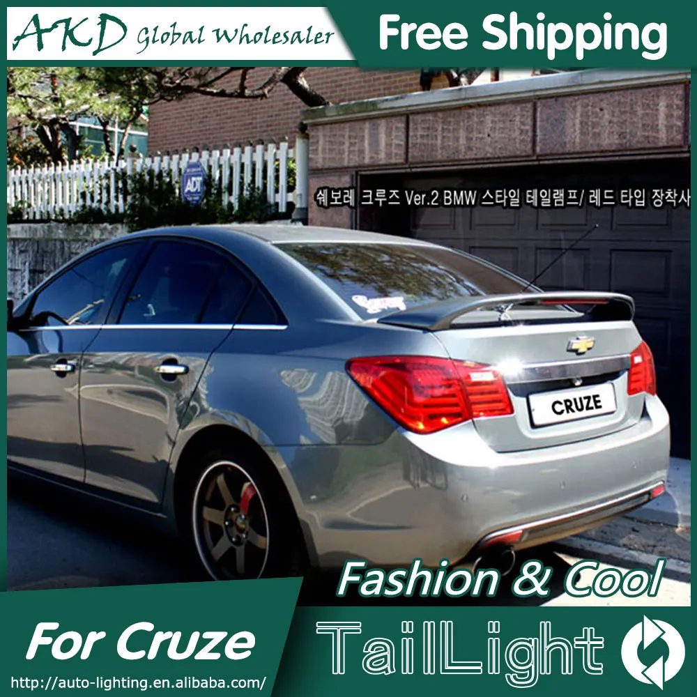 AKD автомобильный Стайлинг для Chevrolet Cruze задний светильник s BMW дизайн 2012 Cruze светодиодный задний светильник DRL+ тормоз+ Парк+ сигнал