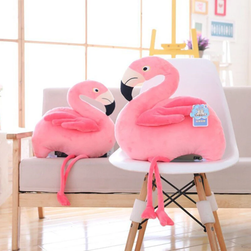 Плюшевые куклы розовый эластичный мягкий фламинго мягкие игрушки животных милые
