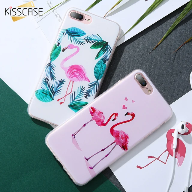 Special Price KISSCASE Flamingo Pattern Case For Huawei For P20 lite Matte TPU Case For Honor 9 8 Lite Mate 7 8 P9 P10 Honor 6 7 8 Back Coques