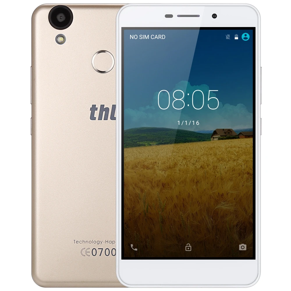 Оригинал THL T9 Pro 5 дюйма MT6737 4 ядра Android 6 0 4G LTE мобильный телефон отпечатков пальцев 2